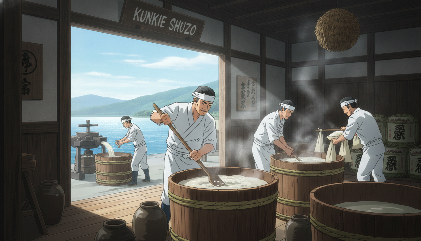宍道湖からの清冽な風を取り入れ新たな時代を作る本格的手造りの地酒。