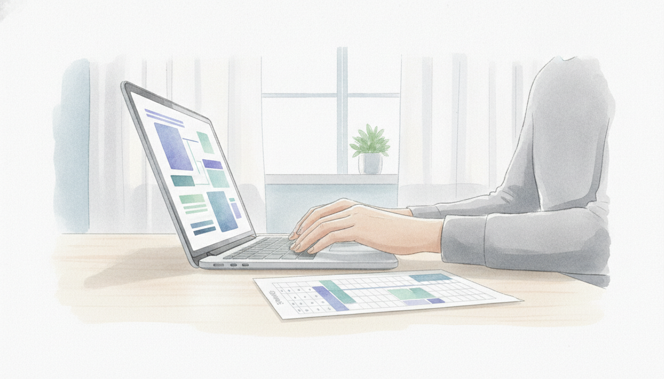 Excelでの資金繰り表の作り方・手順